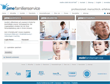 Tablet Screenshot of mein.familienservice.de